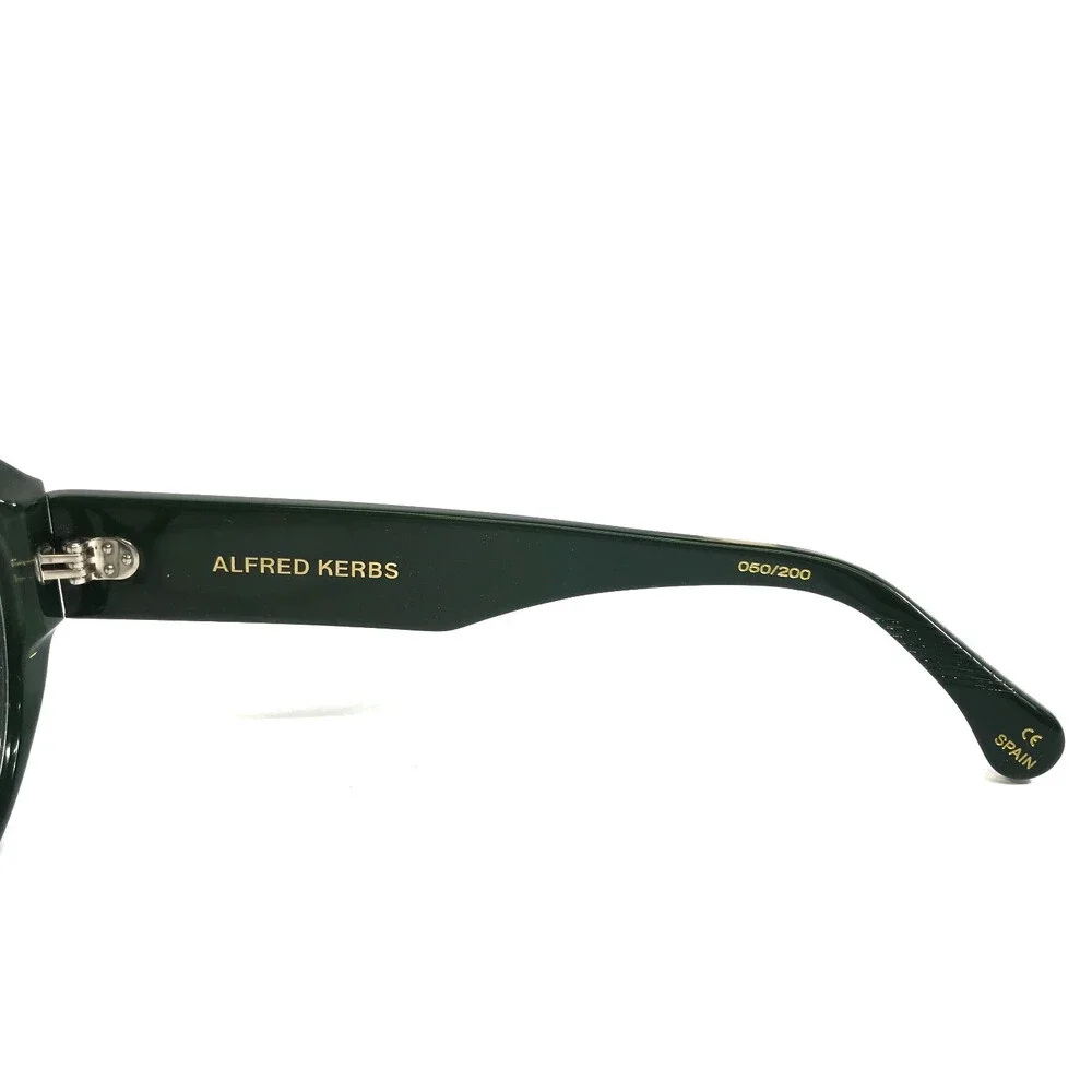 Alfred Kerbs Eyeglasses Frames AURORA GR Green Silver Round Full Rim 54-19-140
